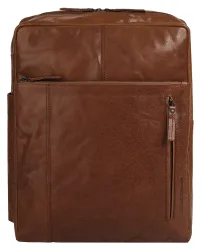 Spikes & Sparrow Laptoprucksack echt Leder
