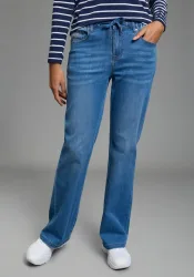 KangaROOS Weite Jeans weiter Bein, normale Passform, reguläre Leibhöhe