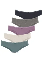 Vivance Brasilslip 5er-Pack, aus elastischer Baumwolle