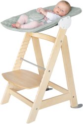 roba® Hochstuhl »Treppenhochstuhl 2-in-1 Set Style, Born Up«, mit Neugeborenen-Aufsatz