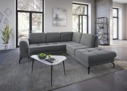 sit&more Ecksofa »Bendigo V«, inklusive Sitztiefenverstellung, Bodenfreiheit 15 cm, wahlweise in 2 unterschiedlichen Fussfarben