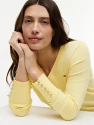 Tommy Hilfiger - Pullover, für Damen, Gelb, Größe S