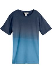 bonprix T-Shirt aus reiner Baumwolle, mit Farbverlauf, Kurzarm-Design
