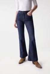 Salsa - Jeans Glamour Flare, für Damen, Blau, Größe W30/L34