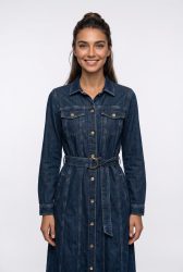 Gant - Kleid, für Damen, Dunkelblau, Größe 40
