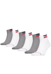 Levis Kurzsocken Packung, 6 Stk. tlg. mit breitem Logobund