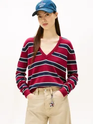 Tommy Jeans V-Ausschnitt-Pullover 
