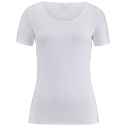 ISA bodywear - Shirt kurzarm, Rundhals, für Damen, Weiss, Größe M