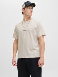 Jack & Jones - T-Shirt, für Herren, Ecru, Größe XL