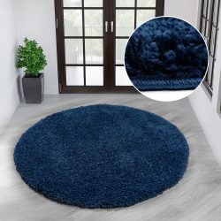 Home affaire Teppich »Viva Teppich rund«, rund, Uni-Farben, einfarbig, besonders weich und kuschelig