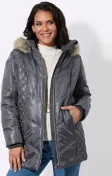 Casual Looks Steppjacke mit Kapuze