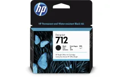 HP Tintenpatrone 712 black 3ED71A DesignJet T230/250/630 80ml
