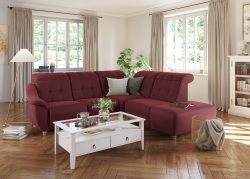 DELAVITA Ecksofa »Bostone«, Kopfteilverstellung an jeder Sitzfläche, wahlweise Relaxfunktion, auch in Leder