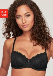Lascana - Bh, für Damen, Schwarz, Größe 80B