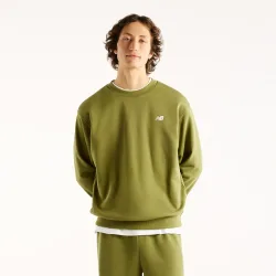 New Balance New Balance Sport Essentials Small Logo French Terry Crew Herren, grün, Grösse: M Relaxed Fit Herren, grün, Grösse: M