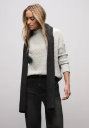 STREET ONE Rollkragenpullover mit Rippbündchen