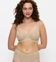 Amourette BH mit Bügel, ungefüttert in beige