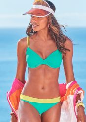 Venice Beach Bikini-Hose »Anna«, mit kontrastfarbenem Bund