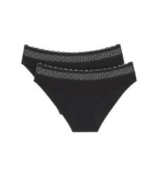 Triumph - 2er pack tai-höschen triuph feel of odal, für Damen, Schwarz, Größe M