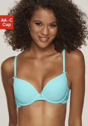 Nuance by Lascana Schalen-BH im Rücken aus Spitze, Cups aus Microtouch, Dessous
