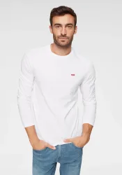 Levis Langarmshirt mit Logo-Applikation