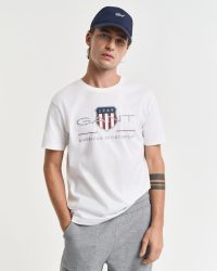 Gant - T-Shirt, für Herren, Weiss, Größe M