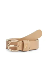 Tommy Hilfiger - Ledergürtel, für Damen, Khaki, Größe 80