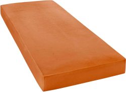Elastik-Jersey-Spannbetttuch Janine orange Größe: 017