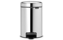 BRABANTIA, BRABANTIA - Treteimer NEWICON - silber - Metall - 17cm/17cm