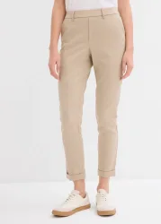 bonprix Chinohose aus Viskose-Mixbeige 46Damen