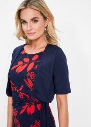 bonprix Boleroblazer mit halblangen Ärmeln, Loose Fit