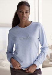 Bench. Sweatshirt »-Loungeshirt«, mit glänzender Logostickerei