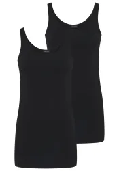 Laura Scott Longtop 2-er Pack, mit Stretchanteil