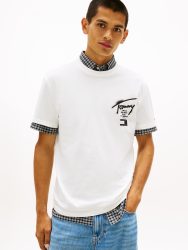 Tommy Jeans - T-Shirt, für Herren, Ecru, Größe S