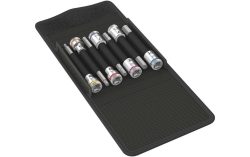 Wera 8740 B HF 05003180001 Außen-Sechskant Steckschlüsseleinsatz-Set 7teilig 3/8 (10 mm)