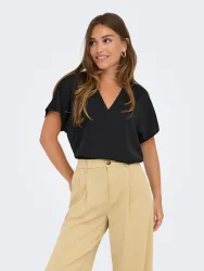 Only - Bluse, für Damen, Black, Größe XS