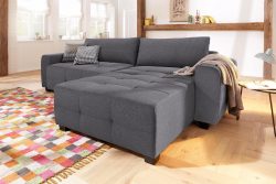 Home affaire Ecksofa »Bella«, wahlweise mit Bettfunktion und Bettkasten, Steppung im Sitzbereich