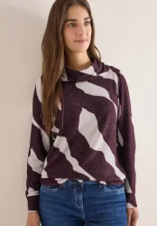 Cecil Wasserfallpullover mit Muster