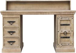 Schreibtisch Zoprax Mangoholz natur 132