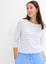 bonprix T-Shirt 1 bequeme Passform, 3/4-Ärmel, für Frühling und Sommer