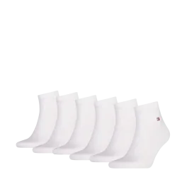 Tommy Hilfiger - Quarter Socken 6er-Pack, für Herren, Weiss, Größe 47-49