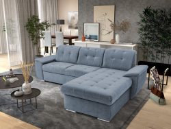 exxpo - sofa fashion Ecksofa »Derby Inkl. Kopfteilverstellung, wahlw. Bett & Bettkasten, L-Form«, EXTRA an Komfort zum Relaxen, Entspannen und Wohlfühlen