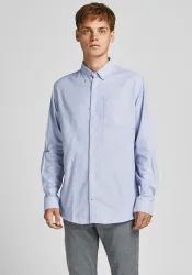 Jack & Jones - Hemd, langarm, für Herren, Hellblau, Größe XL