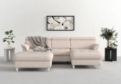 sit&more Ecksofa, inklusive Kopfteilverstellung, wahlweise mit Bettfunktion und Bettkasten