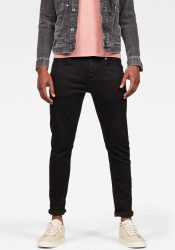 G-STAR RAW - Jeans  Figurbetont-3301 Slim Pitch Black, für Damen, Schwarz, Größe W32