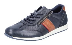Rieker Sneaker mit Reissverschluss, Freizeitschuh, Halbschuh, Schnürschuh