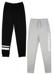 bonprix Jogginghose aus Baumwoll-Mix, mit Eingrifftaschen, bequeme Passform