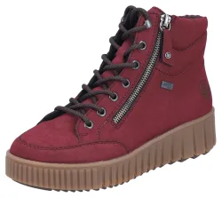 Rieker Winterboots Plateaustiefelette, Schnürboots mit Warmfutter und TEX-Ausstattung