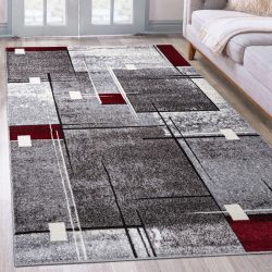 my home Teppich »Deblin«, rechteckig, weicher Flor, Kurzflor, Karo-Design, modern, geometrisches Muster