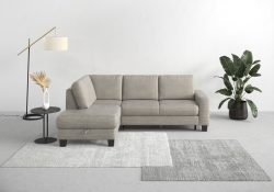 Home affaire Ecksofa »Summer«, mit Ottomane, mit oder ohne Bettfunktion und Bettkasten, Cord-Bezug